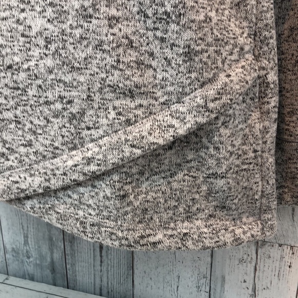 Ideology Cowl Neck Crossover Hem Fleece Sweatshirt Large - Picture 2 of 8